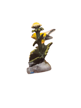 Load image into Gallery viewer, Goebel Olszewski – Porcleain Gold Finch On Flower Branches Figurine

