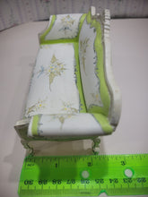 Load image into Gallery viewer, Hannison Formal 4 Piece Green &amp; White Hand Painted Living Room Couch , Chair, Coffee, Side Table Set
