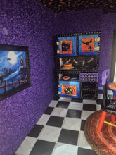Load image into Gallery viewer, Purple Halloween House w/ Furniture *Pre-Owned*
