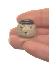 Load image into Gallery viewer, Elizabeth Chambers – Handmade Pottery Bowl or Vase with Handpainted Hearts

