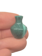 Load image into Gallery viewer, Tom Frey – Green Swirled Vase Handmade
