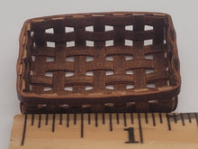 Load image into Gallery viewer, Al Chandronnait - Shallow Rectangular Basket with Large Weave
