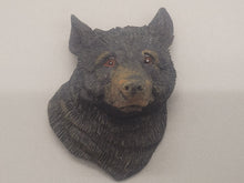 Load image into Gallery viewer, Resin Painted Black Bear Head

