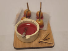 Load image into Gallery viewer, Candy Apples and Pot on Wooden Board
