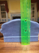 Load image into Gallery viewer, Blue Velvety 2pc Couch &amp; Chair Set with Pillows
