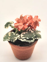 Load image into Gallery viewer, Dollhouse Miniature ~ 1:24 Scale, Red Geranium in Terracotta Pot

