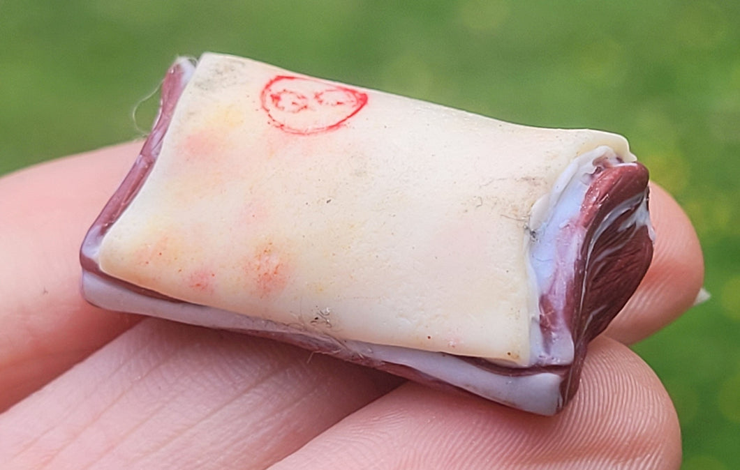 Slab of Beef (Uncooked) with Stamp
