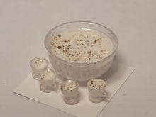 Load image into Gallery viewer, Egg Nog in Punch Bowl with 8 Glasses
