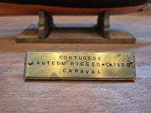 Load image into Gallery viewer, Portuguese Lanteen Rigged Ca. 1500 Caraval Boat Display (No Sails)
