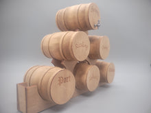 Load image into Gallery viewer, Large 6-Tier Wooden Barrel Display Stand
