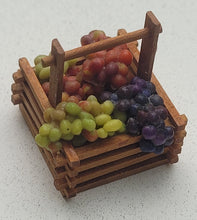 Load image into Gallery viewer, Grapes in Wooden Slat Basket
