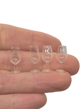 Load image into Gallery viewer, Glass Craft – 4pc Handblown Wine Glasses
