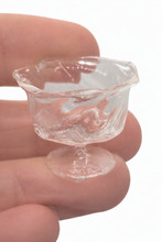 Load image into Gallery viewer, Glass Craft – Handblown Wavy Clear Glass Fruit Bowl or Decorative Dish
