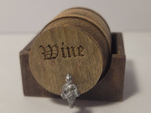 Load image into Gallery viewer, Wine Barrel and Wood Holder

