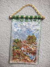 Load image into Gallery viewer, Dollhouse Miniature ~ Petit Point Victorian Rural Village Scene Hanging Tapestry - Ursula Sauerberg
