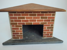 Load image into Gallery viewer, Handmade Corner Fireplace with Wooden Mantle
