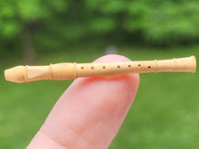 Load image into Gallery viewer, David Krupick Carved Wooden Flute
