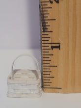 Load image into Gallery viewer, White Woven Basket with Handle
