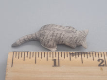 Load image into Gallery viewer, Resin Grey Tabby Cat Peeking over Edge
