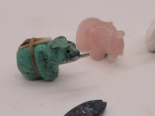 Load image into Gallery viewer, Dollhouse Miniature ~ 1:12 Scale, 8pc Set of Carved Stone Animals
