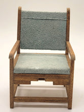 Load image into Gallery viewer, Dollhouse Miniature ~ 1:12 Scale, 3pc Living Room Set Including Sofa, Chair, and Leather Drum Table
