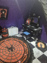 Load image into Gallery viewer, Purple Halloween House w/ Furniture *Pre-Owned*
