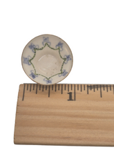 Load image into Gallery viewer, Ron Benson – Floral Blue Bows &amp; Garland Painted Porcelain Bowl
