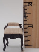 Load image into Gallery viewer, Mahogany Harp and Cream-Colored Stool
