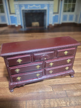 Load image into Gallery viewer, Dark Mahogany Dresser w/ Golden Hardware
