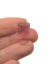 Load image into Gallery viewer, Glass Craft – Handblown Dark Pink Glass Mug w/ Handle
