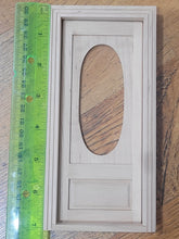 Load image into Gallery viewer, Dollhouse Miniature ~ 1:12 Scale, Victorian Oval Glass Door
