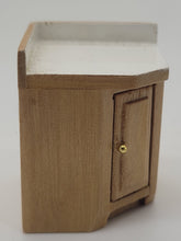 Load image into Gallery viewer, Dollhouse Miniature ~ 1/2&quot; Scale, 4pc Assorted Kitchen Set with Cabinets, Sink, and Lemon Merengue Pie
