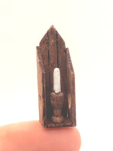 Load image into Gallery viewer, Dollhouse Miniature ~ 1:24 Scale, Candle Holder Shelf with Heart Cutout - Including Candle
