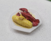 Load image into Gallery viewer, Lobster and Corn on Plate

