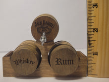 Load image into Gallery viewer, Triple Spirit Barrel with Wooden Holder
