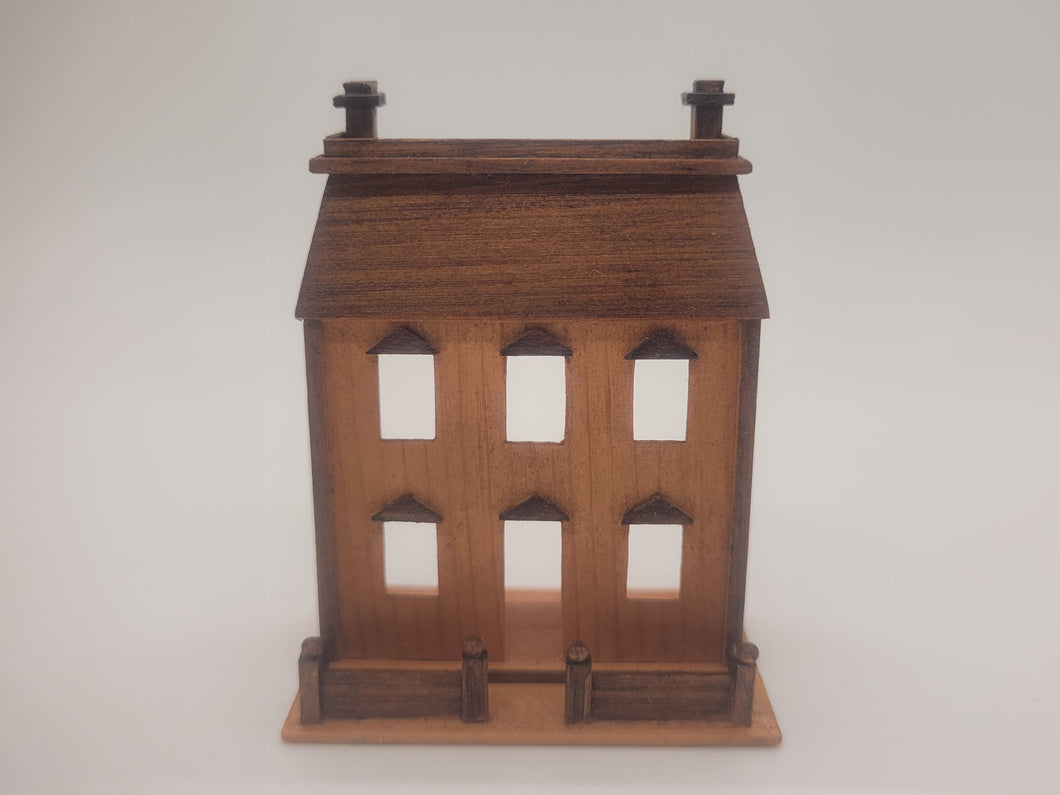 Mini Wooden Dollhouse by David Krupick