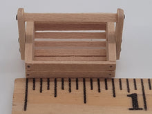 Load image into Gallery viewer, Wooden Rocking Basket with Handle - Signed DH
