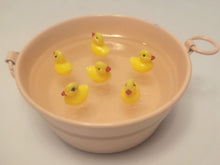 Load image into Gallery viewer, Ducklings in Pink Galvanized Bucket
