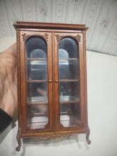 Load image into Gallery viewer, Wooden Bespaq Carved Cabinet with Shelves
