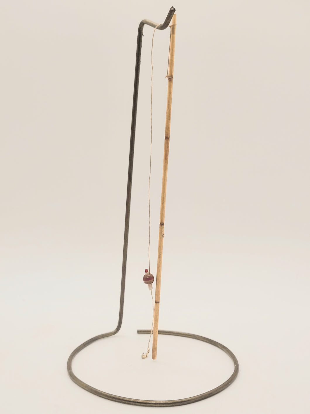 Dollhouse Miniature ~ Fishing Rod and Stand