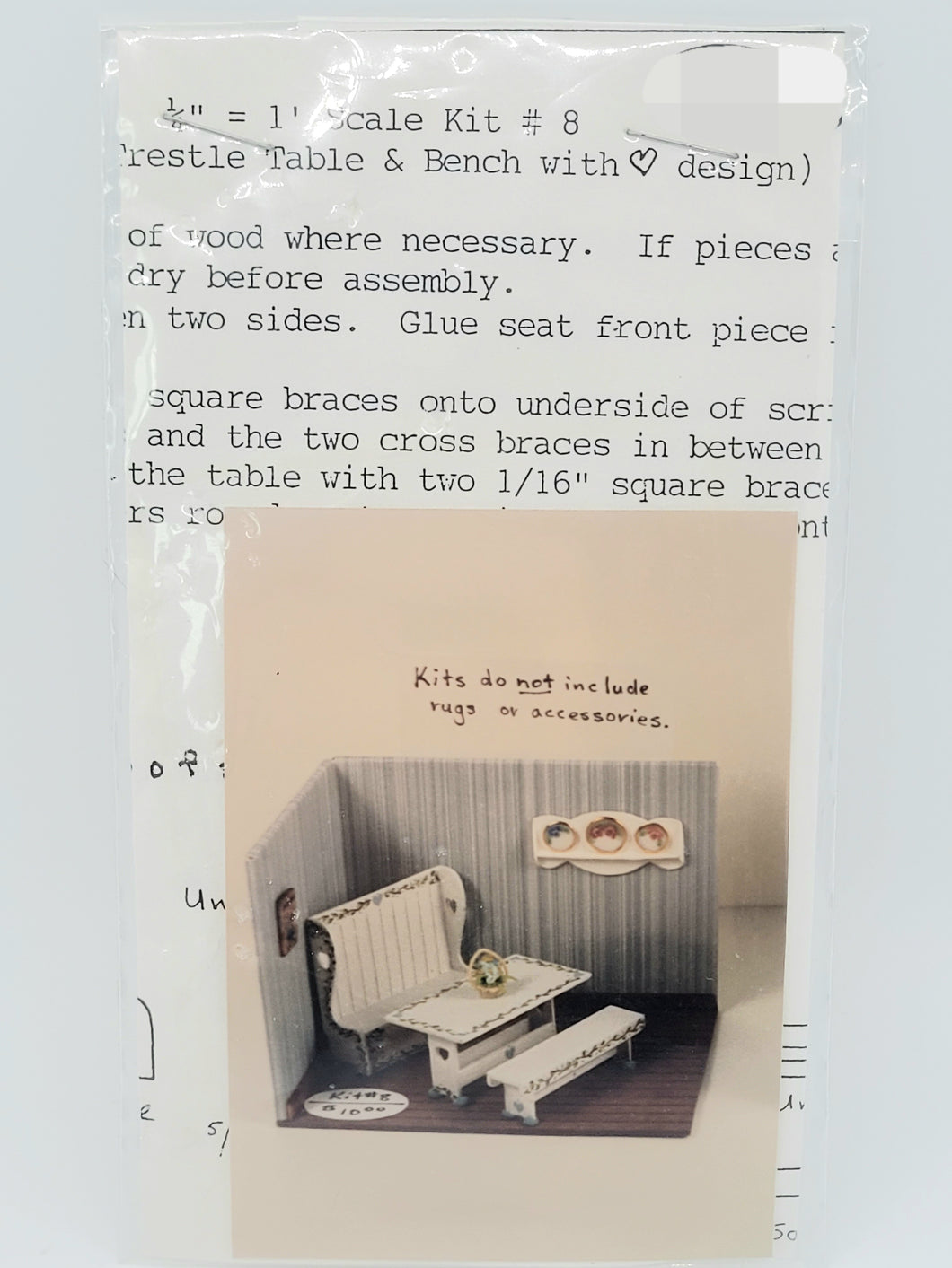 Dollhouse Miniature ~ ¼