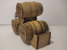 Load image into Gallery viewer, Triple Spirit Barrel with Wooden Holder
