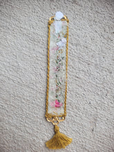 Load image into Gallery viewer, Dollhouse Miniature ~ Petit Point Hanging Rectangular Rose Tapestry with Tassel - Ursula Sauerberg
