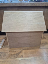 Load image into Gallery viewer, Handmade Wooden Garage with Bay Door &amp; Upstairs Loft
