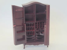 Load image into Gallery viewer, Dollhouse Miniature ~ 1:24 Scale, Taylor Jade Bed and Bespaq Wardrobe 3pc Bedroom Set
