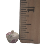 Load image into Gallery viewer, Lynn McVay – Porcelain Handpainted Sugar Tin w/ Lid
