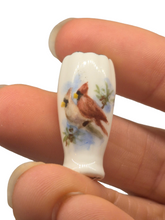 Load image into Gallery viewer, Niglo – Handpainted Birds on Vase with Golden Trim
