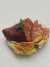 Load image into Gallery viewer, Roast ham sliced with carrots
