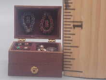 Load image into Gallery viewer, Brown Wooden Jewelry Box
