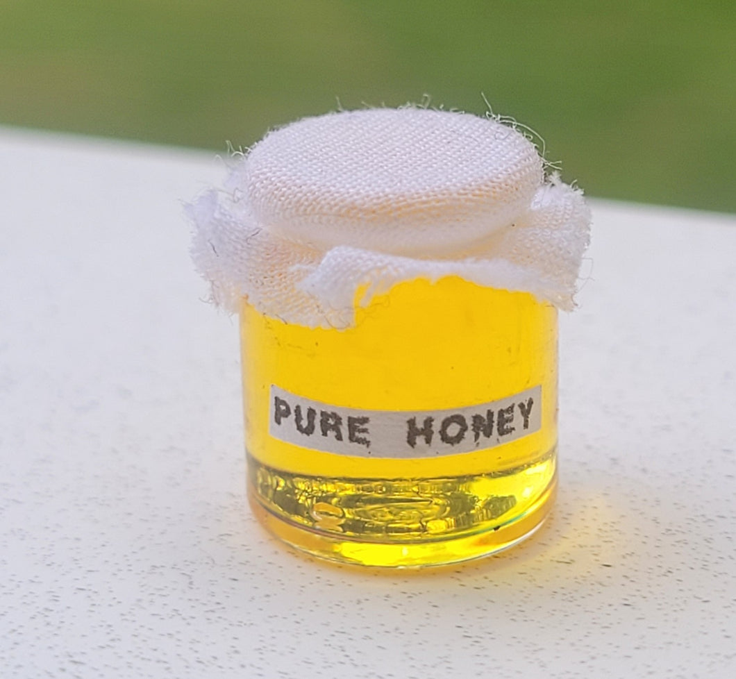 Honey in Glass Jar